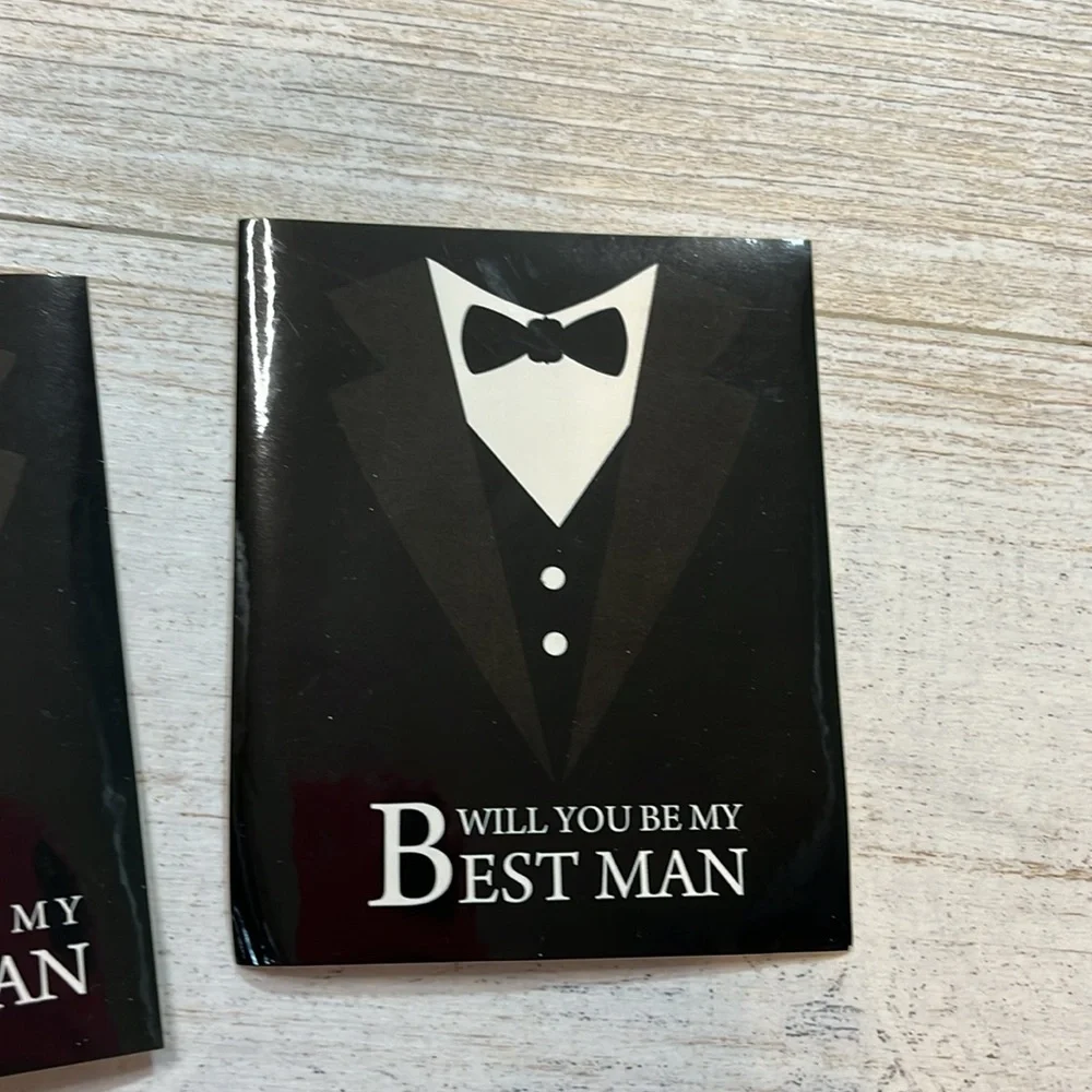 Best Man / Groomsmen Stickers Set of 4